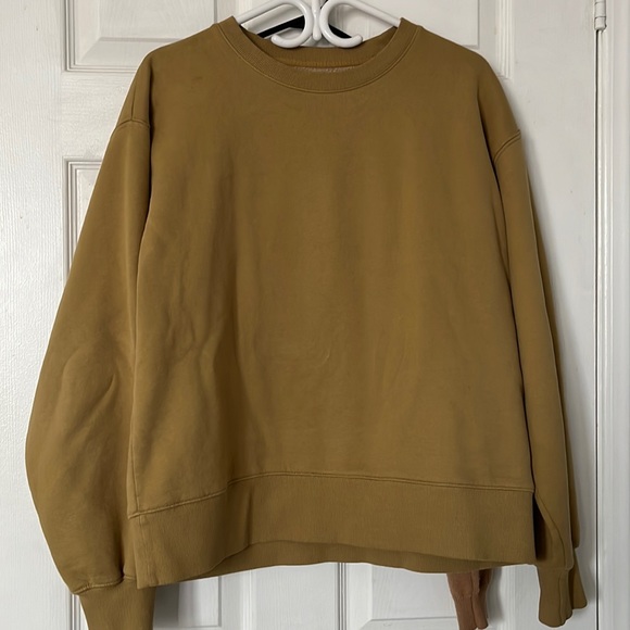 TNA cozy fleece boyfriend crew sweatshirt - Picture 2 of 5